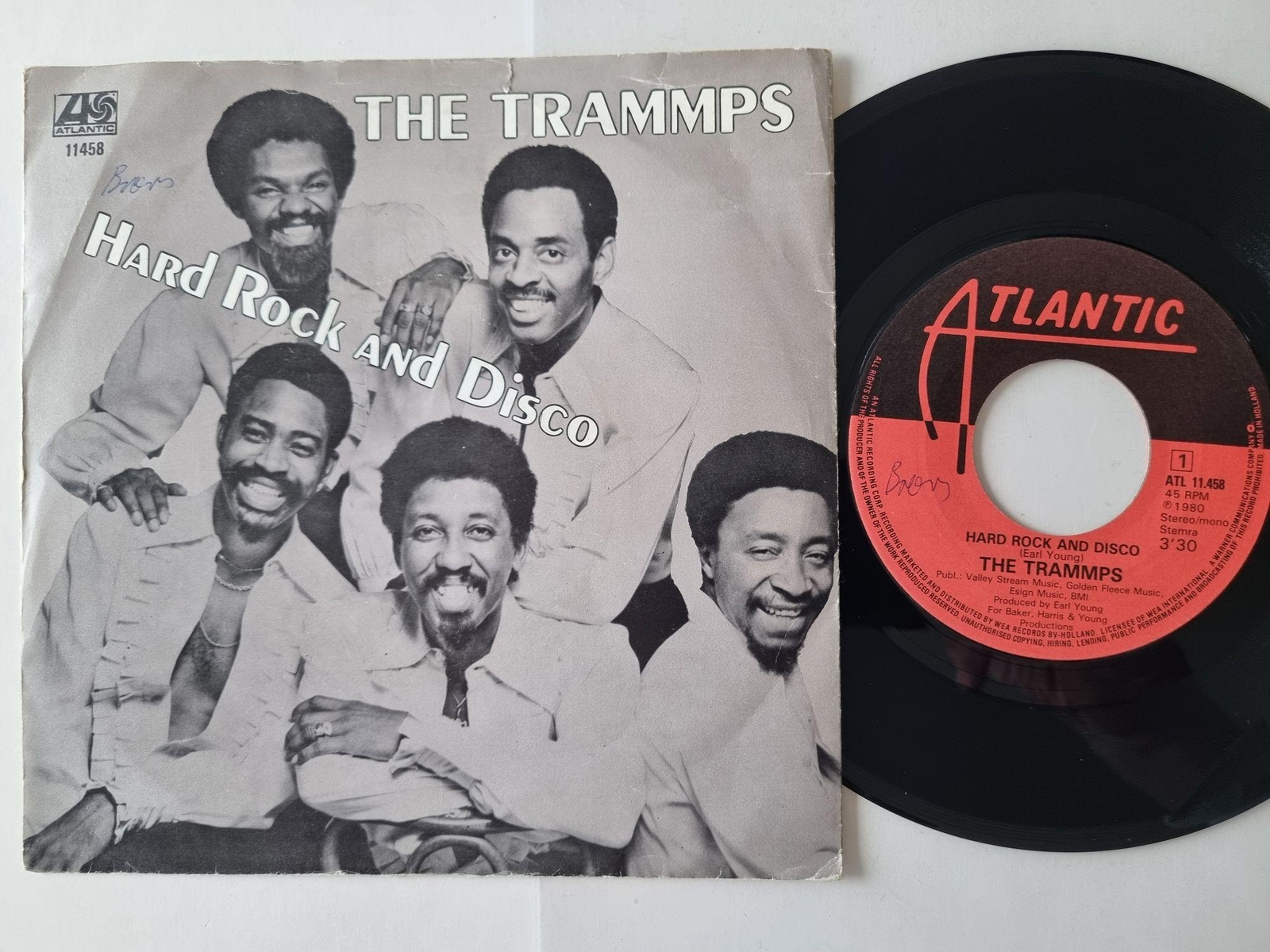 The Trammps - Hard Rock And Disco 7'' Vinyl Holland