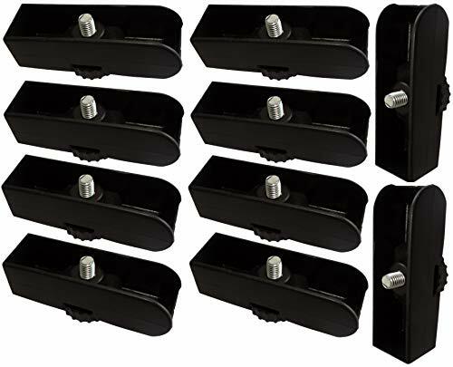 AERZETIX: 10x Piedini regolabili per pannello in legno truciolare (Z9s)