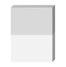 Blank White Half Fold Greeting Cards - 5.5 x 8.5" - Uncoated - 50 per Pack