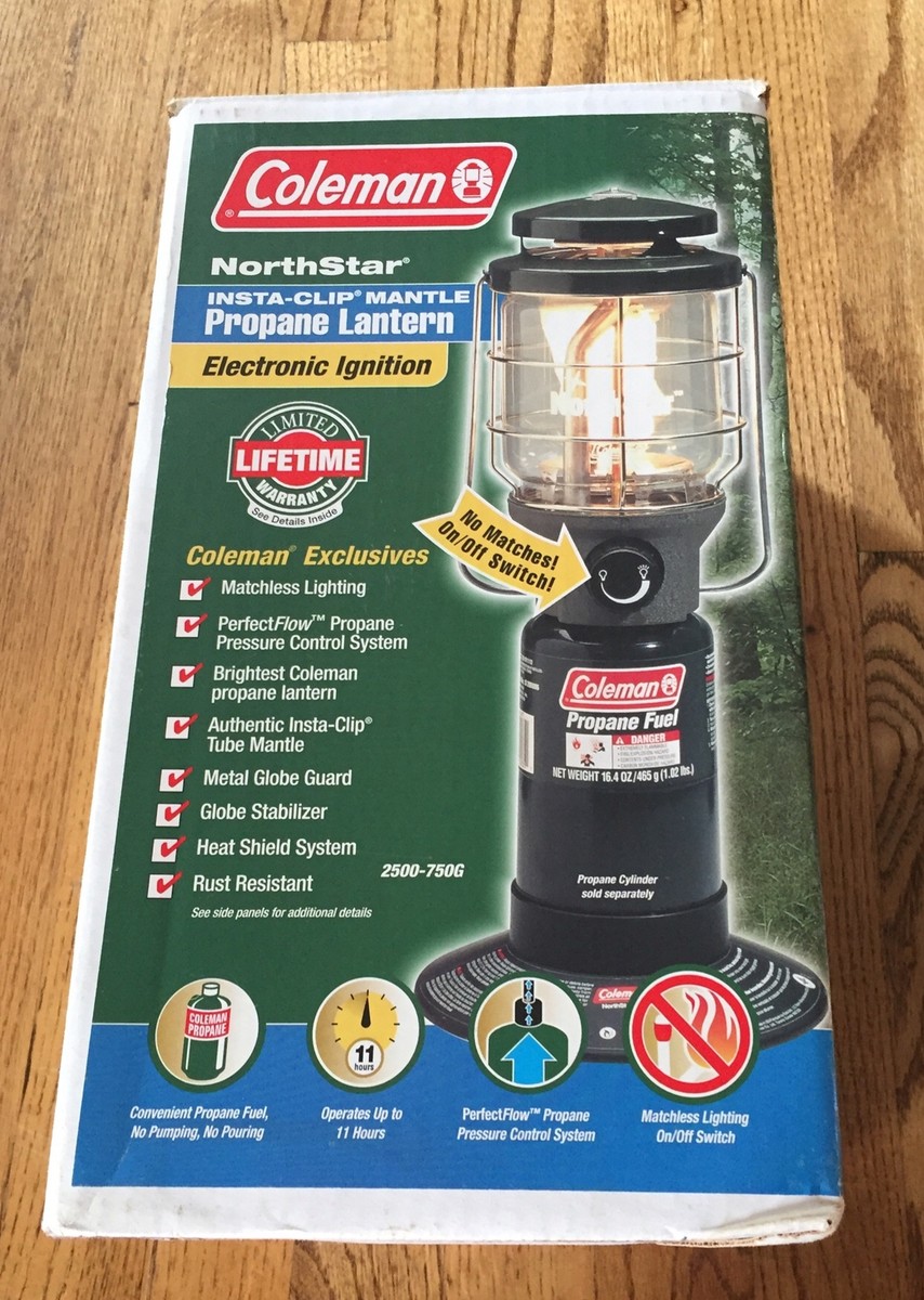 Coleman Northstar Propane Lantern Model 2500-750G Insta-Clip