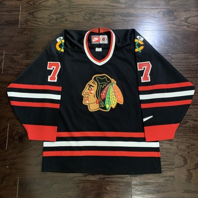 Vintage Nike Chicago Blackhawks NHL Hockey Jersey Alternate Third 3rd 90s  96-99 | eBay