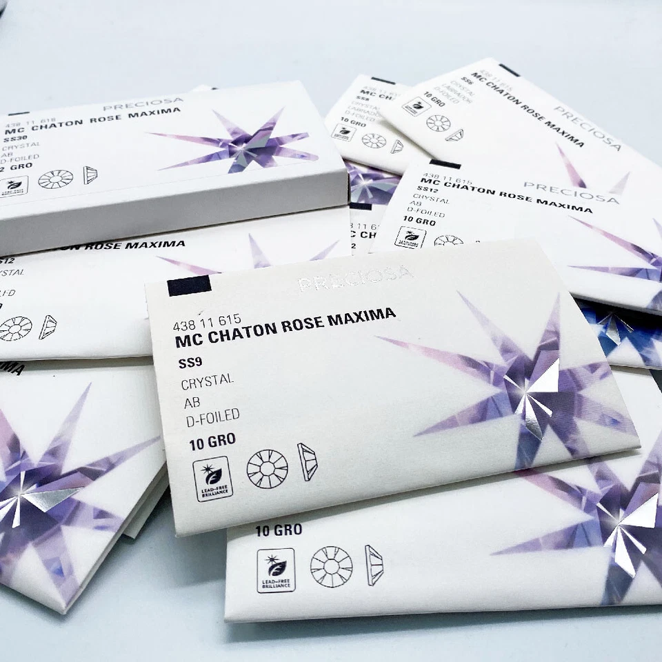 Preciosa MAXIMA плоские спинки стразы нейл-арт без исправления меди 144 кристалл лавы - Изображение 2 из 2