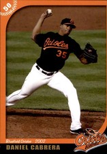 2007 Bluefield Orioles 50th Anniversary Grandstand #11 Daniel Cabrera Dominican