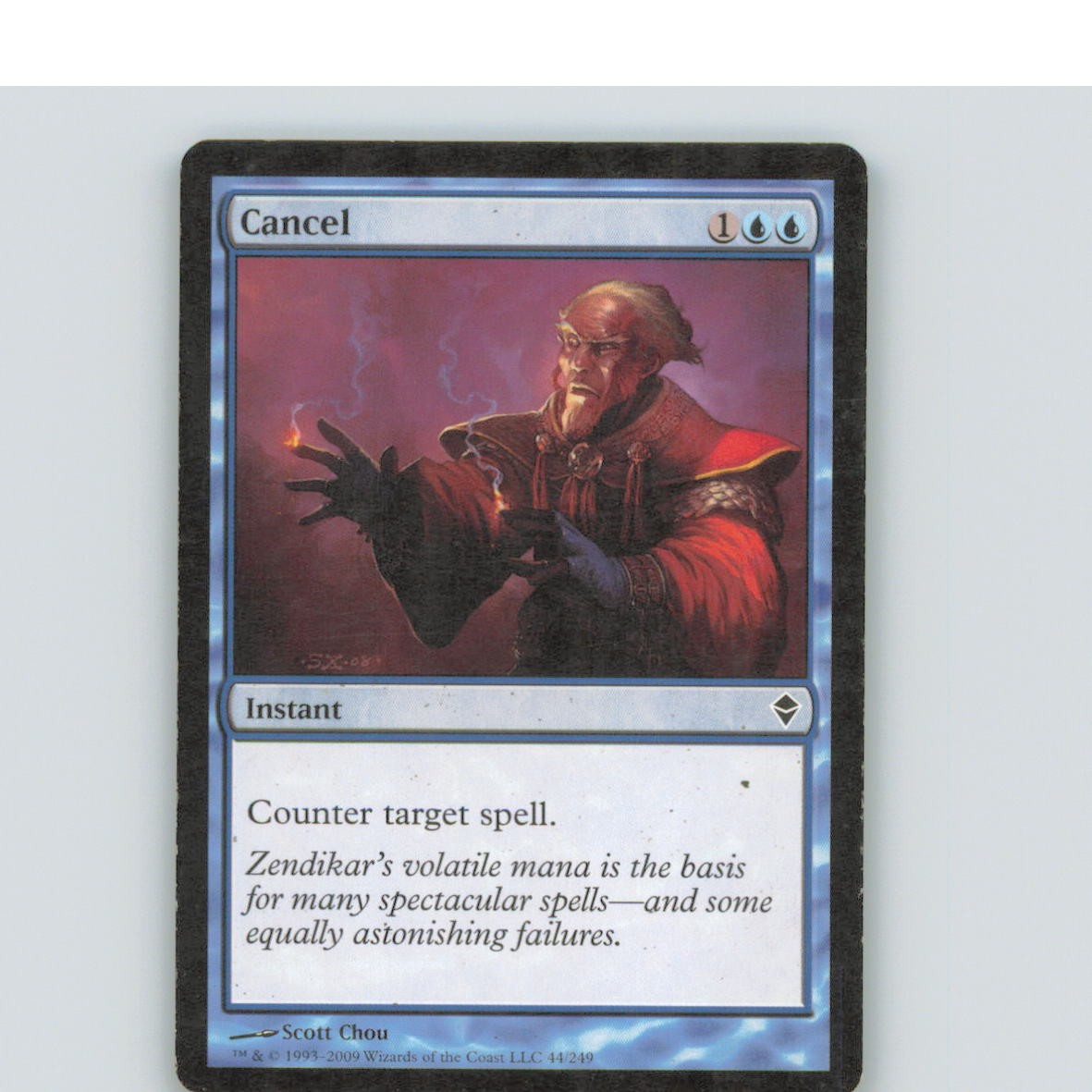 CANCEL 44 C ZENDIKAR MAGIC: THE GATHERING LP