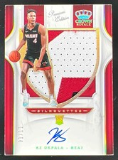 2019 Crown Royale Rookie Silhouettes Premium Edition #109 KZ Okpala RC Auto /11
