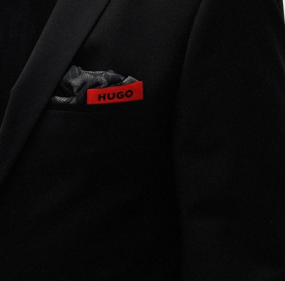HUGO x BAPE Made in Italy SILK COTTON Handkerchief Pocket Square - Image 4 of 4