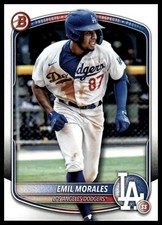 2025 Bowman #BP-127 Emil Morales Prospects
