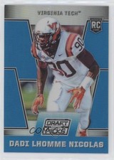 2016 Panini Prizm Collegiate Draft Picks Blue Dadi Lhomme Nicolas #211 1s8