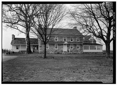 1. SOUTH FRONT - Stoltzfus House, U.S. Route 30 vicinity (Valley Township),