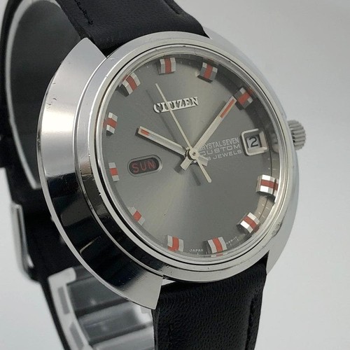 Citizen Crystal Seven Custom Sacr 2815-Y Vintage 1968 Automatique Montre Hommes - Photo 3 sur 10