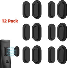 12 Pcs Magnetic Remote Control Holder Silicone Magnetic Wall Mount Self-Adhesive