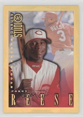 1998 Donruss Studio Studio Proofs Gold 190/300 Pokey Reese #107 1u6