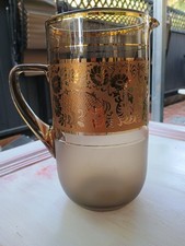 vintage Bohemia Crystal cocktail pitcher