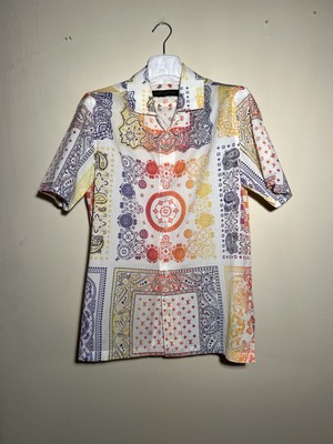 トップス louis vuitton fragment bandana shirts Louis Vuitton Fragment Design Bandana Print Button Up Shirt XL