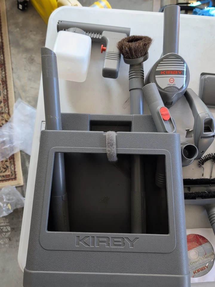 Kirby OEM acessório de vácuo ferramenta caddy - 17 peças G4 G5 G6 Avalir Sentria cinza - Imagem 2 de 4