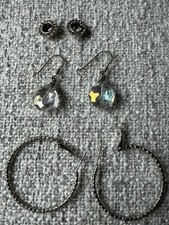 3 Vintage Glam Themed Earrings (Set of 3)