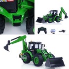 HUINA 1/14 9CH 1579 2.4G Radio Control Backhoe Excavator Loader Model Sound RTR — photo 5