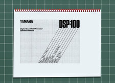 Yamaha DSP-100 &mdash; Operation Manual Guide Documentation &mdash; 48 Pages &mdash; USA Made