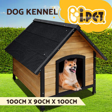 I.Pet Cuccia per Cani Extra Large Casetta in Legno Cuccia da Esterno Resistente alle Intemperie