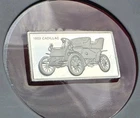 Vintage 1903 Cadillac Car - 1.6 Gram .925 Sterling Silver Mini Bar Proof Ingot