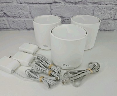 TP-LINK AX1800 Deco X20 (3-pack) 1800 Mbps Mesh Ethernet Router Alexa Excellent
