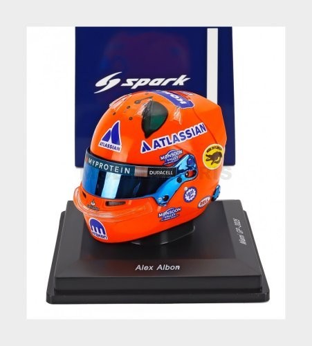 Spark-Model 5HF208 Bell Helm - Helm FüR F1 Alex Albon Team Atlassian Willi-image