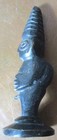 ANTIQUE STEEL? METAL SMALL HUNCHBACK STATUE GAMING PIECE — photo 7