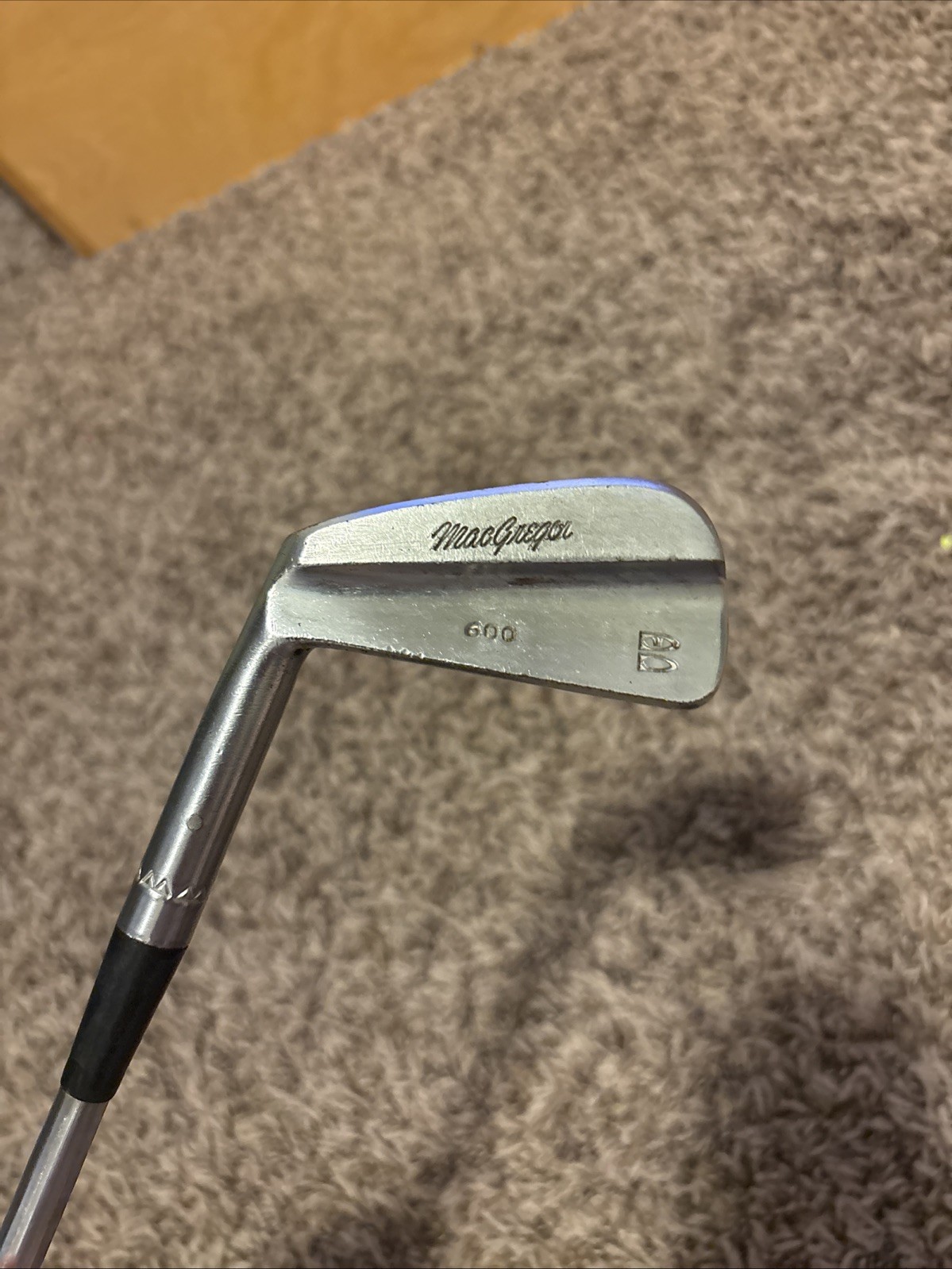 Vintage MacGregor 600 2-Iron LH Left Handed Blade Steel Shaf