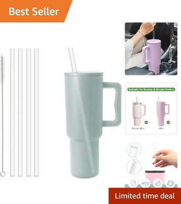 Eco-Friendly 4 Pack of 11.8'' Reusable Straws for Simple Modern 40 oz Tumblers