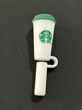 2025 Disney X Starbucks Navidad Silicona Pajita Topper VERDE MICKEY Caja Misteriosa