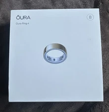 NEW Sealed Oura Ring 4 Smart Ring 4th Gen. Size 8 Gold Color Activity Tracker