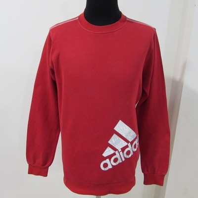 Adidas Herren Sweatshirts Rot Brustumfang 42/44 Größe XL SKU Y05979