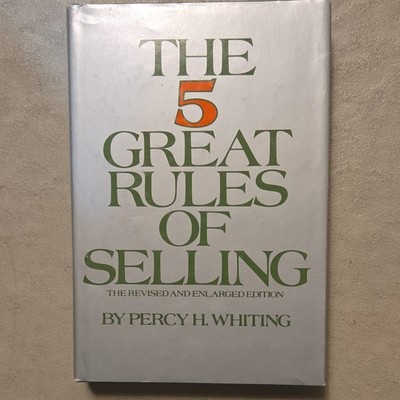 The 5 Great Rules of Selling Percy H. Whiting Hardcover Revised McGraw-Hill Bus 