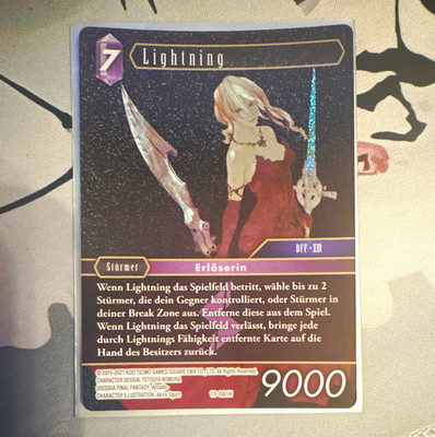 Final Fantasy TCG Lightning 13-081H Foil Deutsch