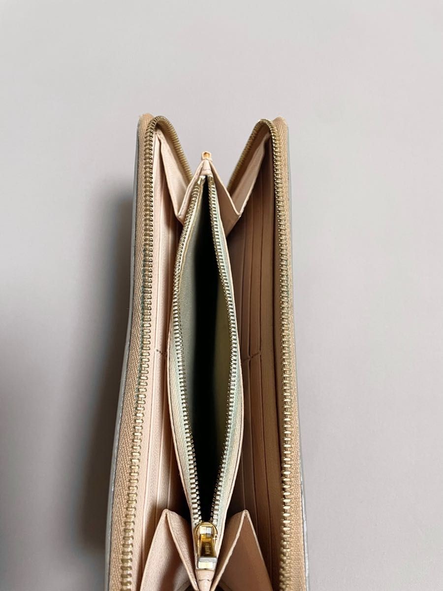 Celine Large Zip Multi-function Wallet Brown Leat… - image 5