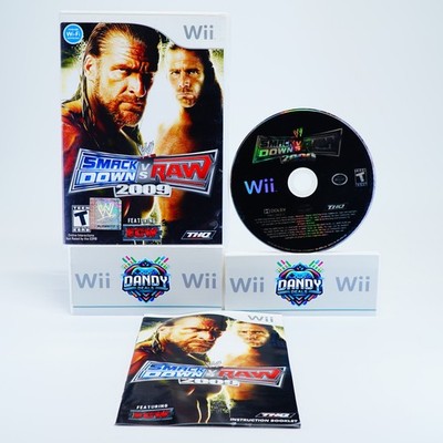 WWE Smackdown vs. Raw 2009 CIB W/ Manual - Wii