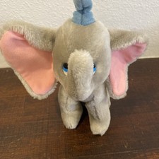 Vintage Dumbo Elephant Plush Disneyland Walt Disney World 8" Stuffed Animal Toy