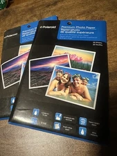 Polaroid Premium Photo Paper 20 Sheets 6" x 4" Premium Gloss Set Of 2 40 Sheets