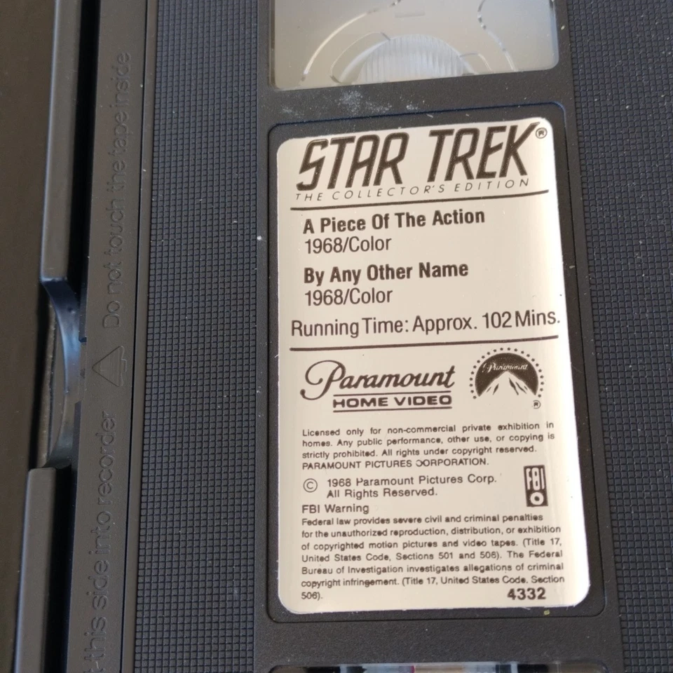Star Trek Collector's Edition Series VHS 39 Tapes Futuristic Space Lot Classic  - Image 3 of 4