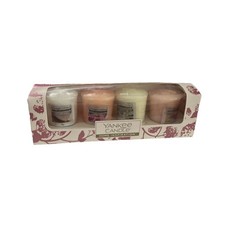Image of Yankee Candle Home Inspiration 4 Votive Candle Spring Gift Set Spring Love- New