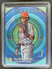 2022 Bowman Inception Allan Cerda Blue Foil #/99 Reds