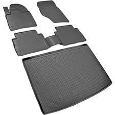 Fußmatten & Kofferraumwanne Set passend für  Audi Q7 | Typ 4L | BJ 2005-2015