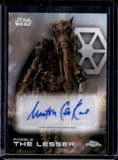 2025 Topps Chrome Star Wars Marton Csokas Poggle the Lesser Auto #A-M