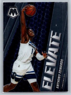 2020-21 Panini Mosaic #12 Anthony Edwards Elevate
