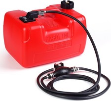 3 Gallon Portable Tank Marine Fuel with Line & Pump Outboard Boat Gas Tank