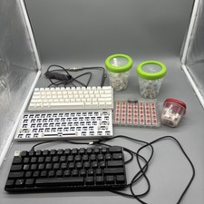 Lot Of 3 RK61 Mechanical Keyboards Plus Extra Keys