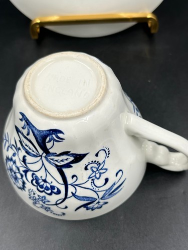 Vtg Blue Fjord/Meakin Nordic Tea Service for 4 England Ironstone - Picture 10 of 16