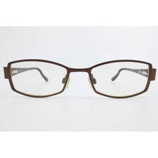 .se 1001.se Eyeglasses Mahogany Brown Rectangle Frames 49-17-135 5201 Metal