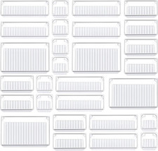28 Pcs Drawer Organizer Set, 4-Size Bathroom Vanity Trays Makeup Desk Dividers V
