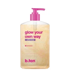 b.tan 'glow your own way' Shimmer Self Tanner - 16 fl oz